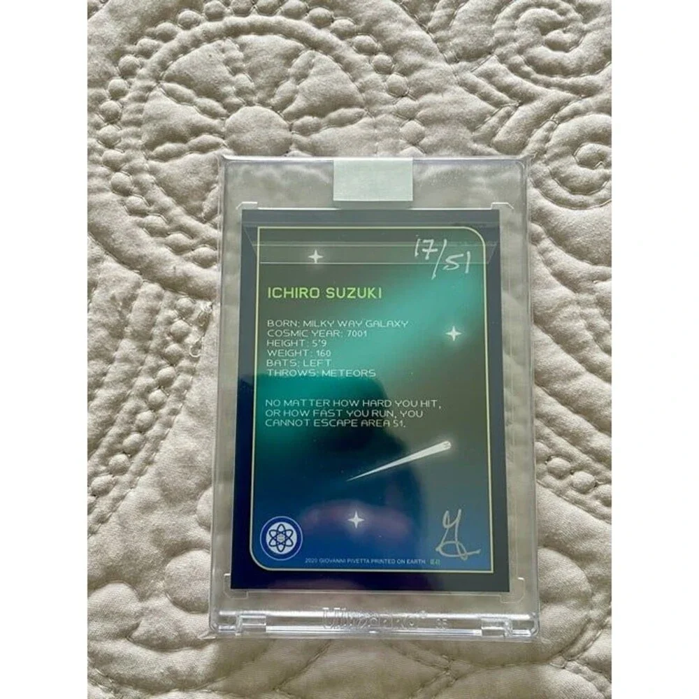 giovanni pivetta Ichiro Suzuki custom sports card 17/51 Area 51